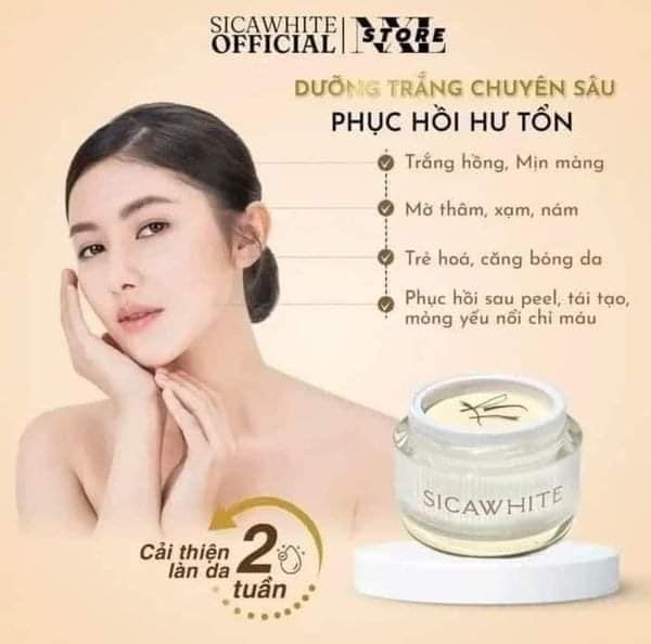 Kem Face Lụa Sica White Size mini