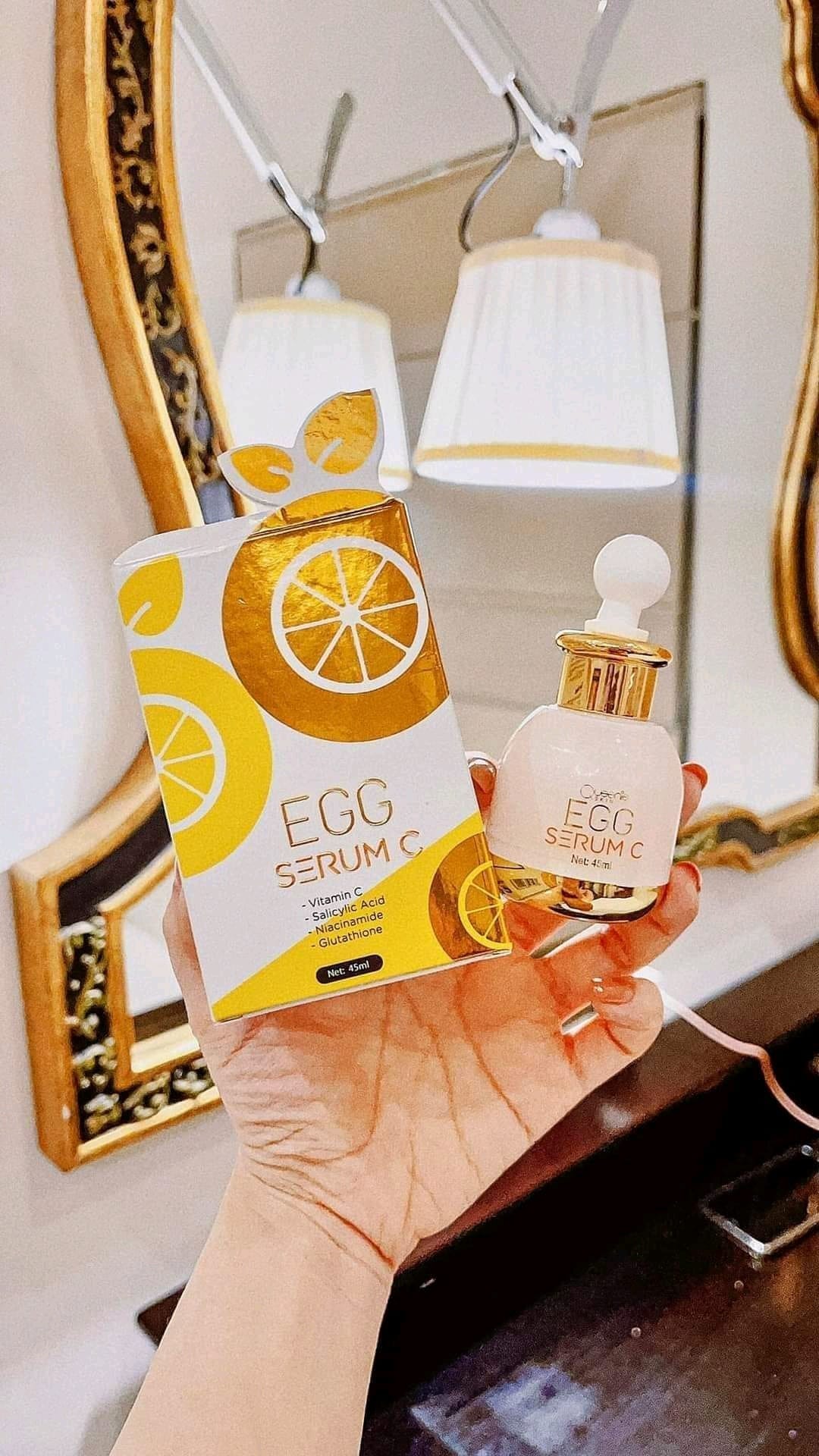 Serum Vitamin C trắng da mờ thâm Queenie Skin Egg Vita C Serum Vitamin C trắng da mờ thâm Queenie Skin Egg Vita C