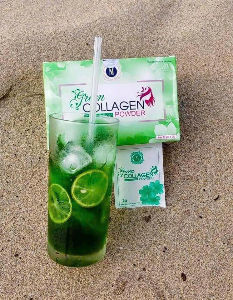 Diệp lục Collagen cam kết bổ sung chất xơ rau xanh và nước cho cơ thể và còn có rất nhiều tác dụng khác