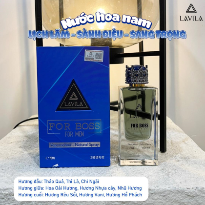 Nước Hoa Nam Lavila For Boss 75ml Nước Hoa Nam Lavila For Boss 75ml