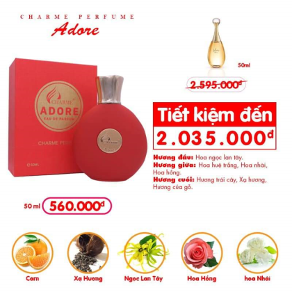 Nước Hoa Charme Adore 50ml Nước Hoa Charme Adore 50ml