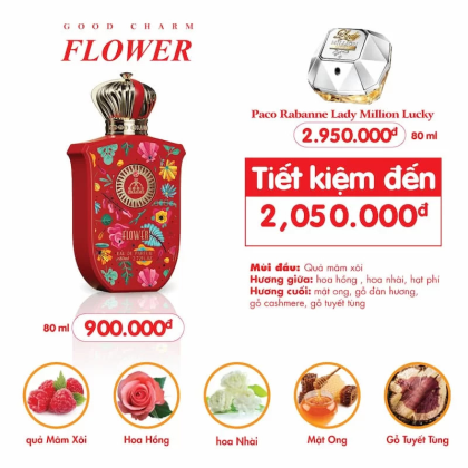 Nước Hoa Nữ Good Charme Flower 80ml Nước Hoa Nữ Good Charme Flower 80ml