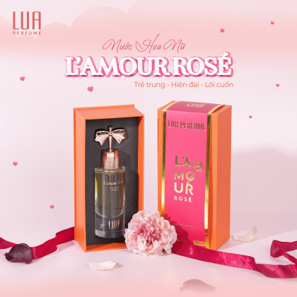 Nước Hoa Nữ Lamour Rose 85ml LUA Perfume