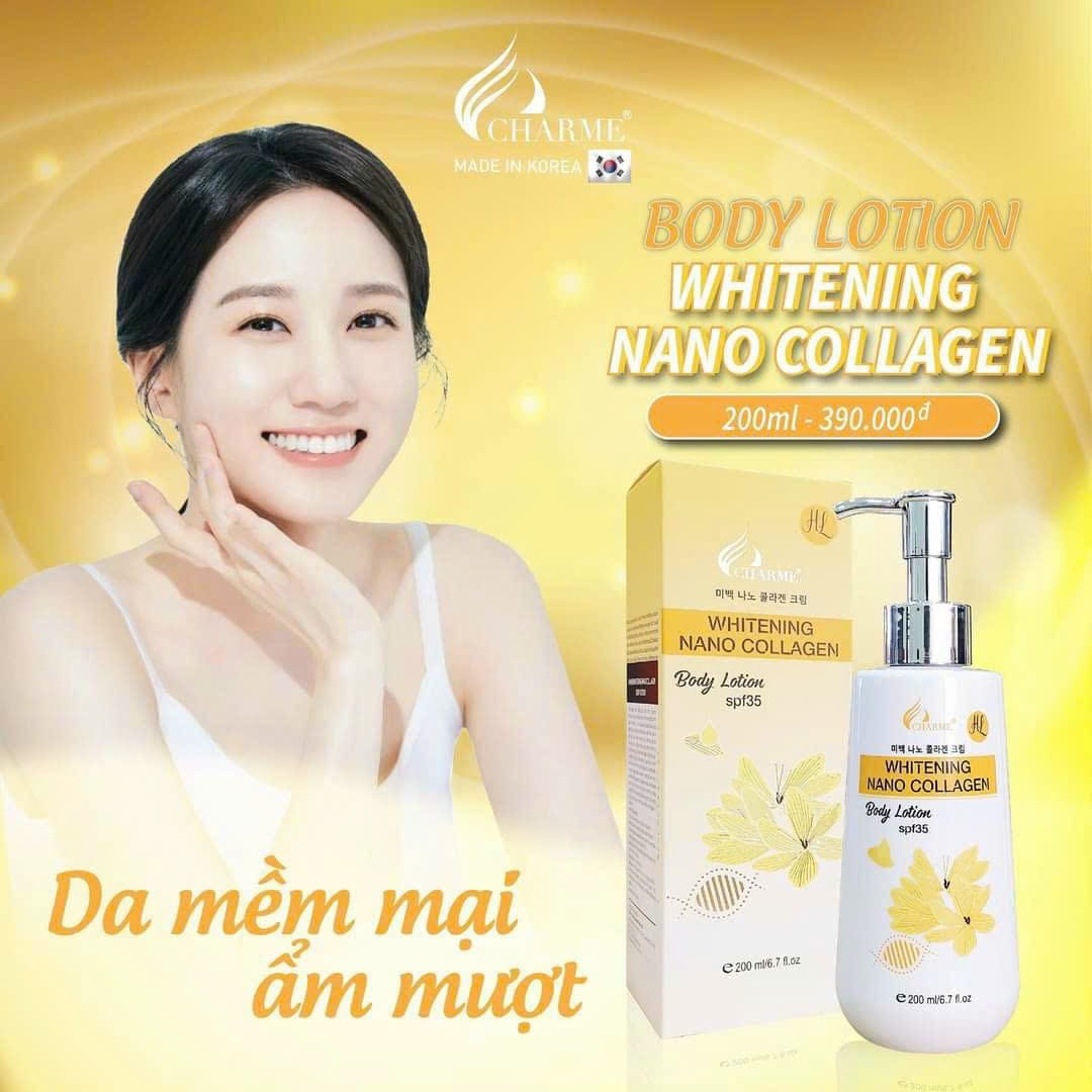 Body Lotion Charme trắng thơm đón nắng giúp yêu chiều làn da ngọc ngà Body Lotion Charme trắng thơm đón nắng giúp yêu chiều làn da ngọc ngà