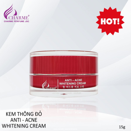Kem trị mụn Thông Đỏ Anti- Acne làm dịu đi các vết mụn sưng viêm Kem trị mụn Thông Đỏ Anti- Acne làm dịu đi các vết mụn sưng viêm