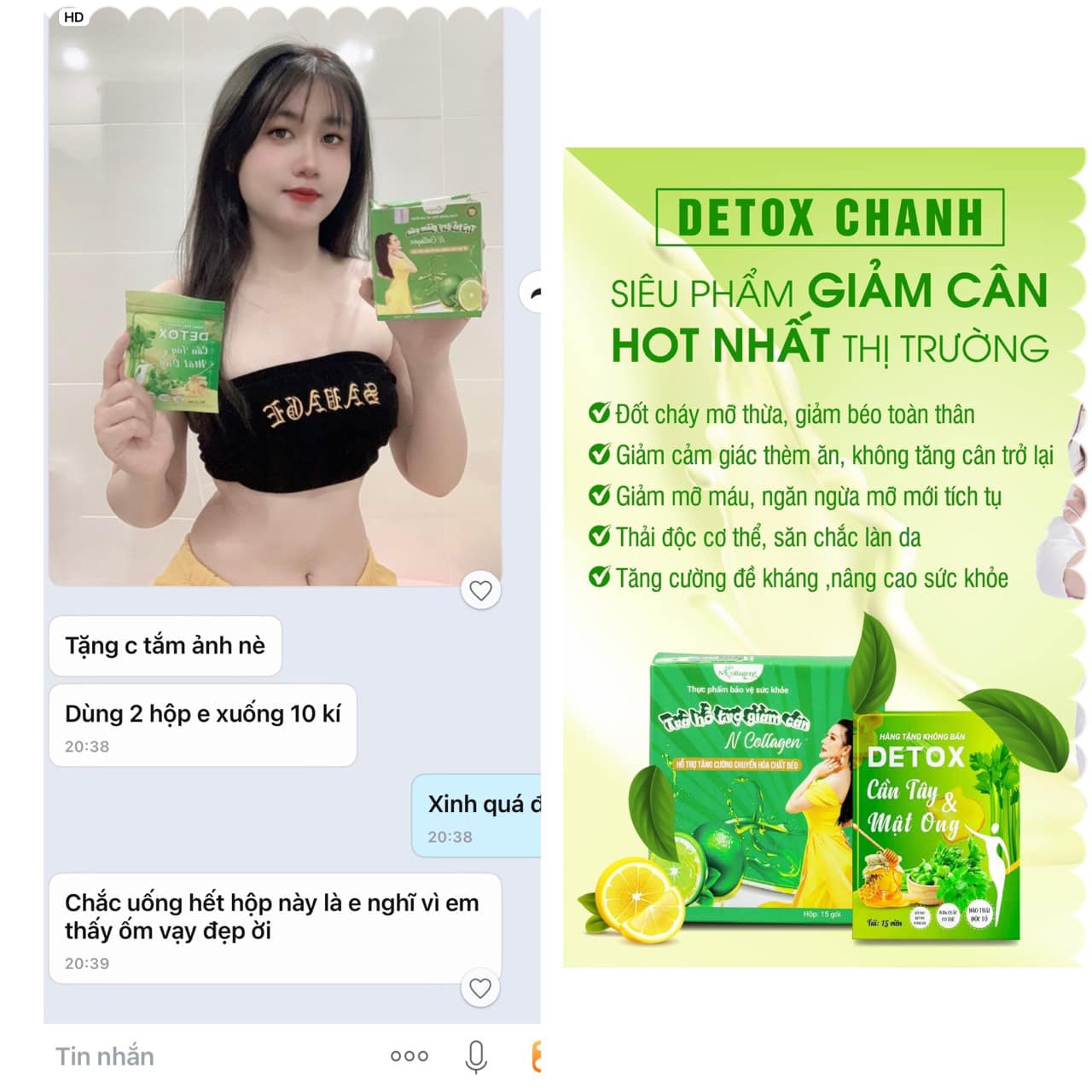 Tuyệt chiêu giảm cân an toàn từ thiên nhiên Uống mỗi ngày 1 ly Detox Chanh & 1 viên Detox Cần Tây Mật Ong Tuyệt chiêu giảm cân an toàn từ thiên nhiên Uống mỗi ngày 1 ly Detox Chanh & 1 viên Detox Cần Tây Mật Ong