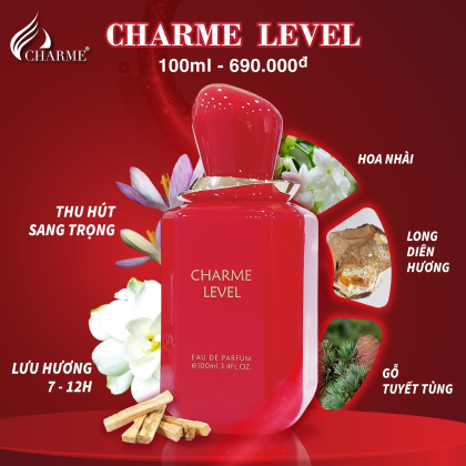 Nước Hoa Nữ Charme Level 100ml Nước Hoa Nữ Charme Level 100ml
