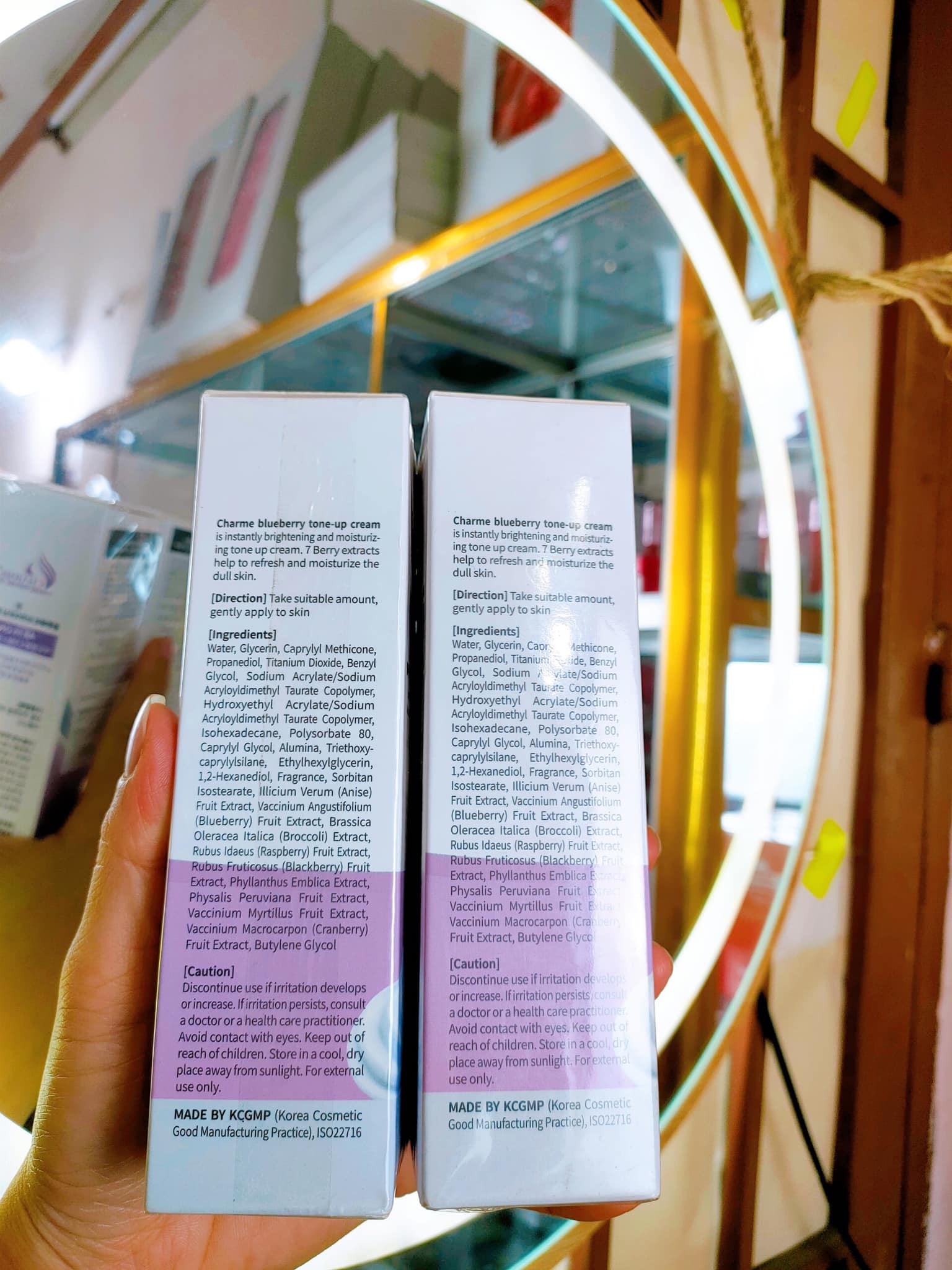 Kem Dưỡng Da Mặt Blueberry Charme Brightening Tone Up Cream Kem Dưỡng Da Mặt Blueberry Charme Brightening Tone Up Cream