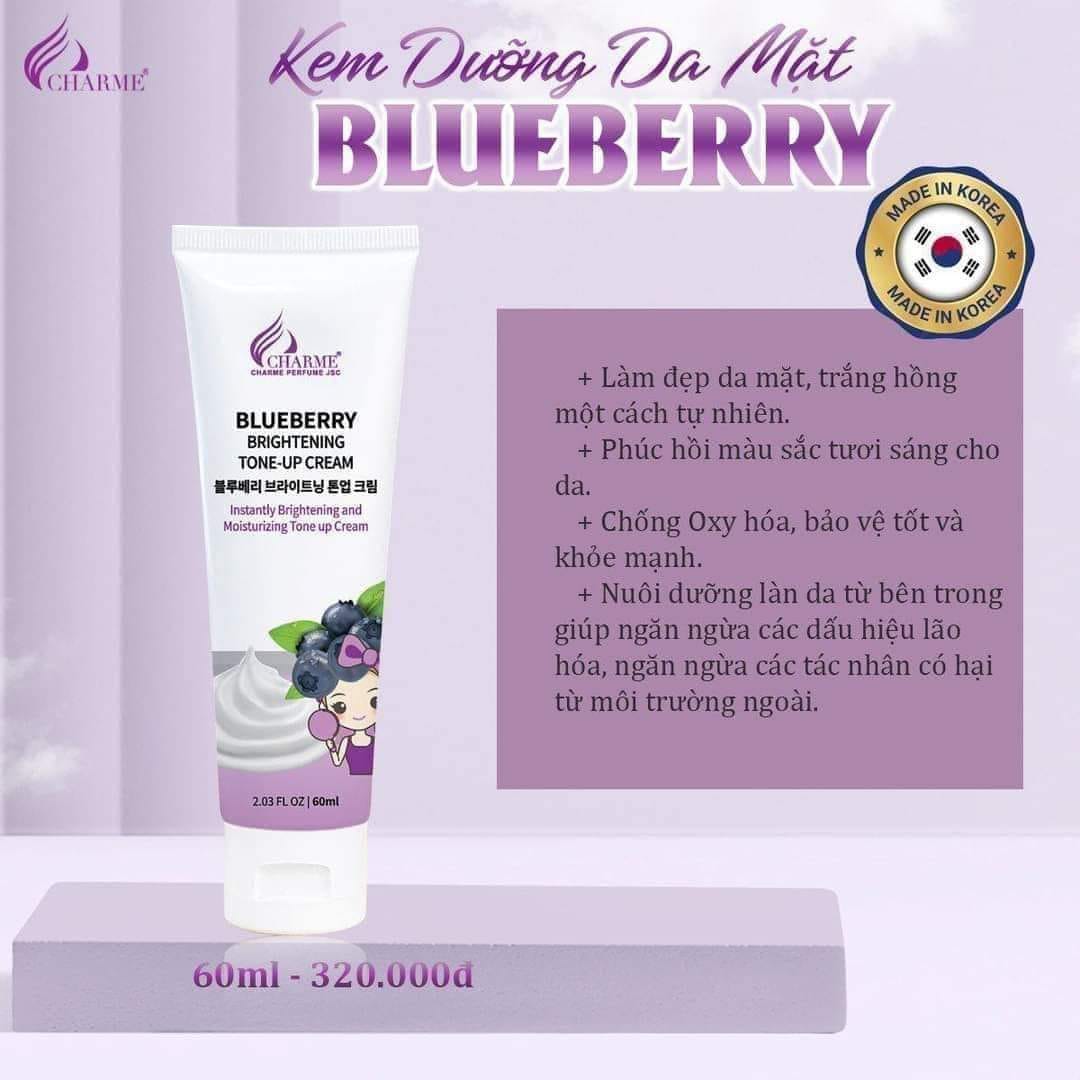 Kem Dưỡng Da Mặt Blueberry Charme Brightening Tone Up Cream Kem Dưỡng Da Mặt Blueberry Charme Brightening Tone Up Cream