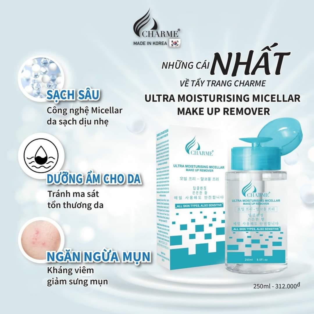 Những lý do nên chọn Tẩy Trang Charme Made In Korea Những lý do nên chọn Tẩy Trang Charme Made In Korea