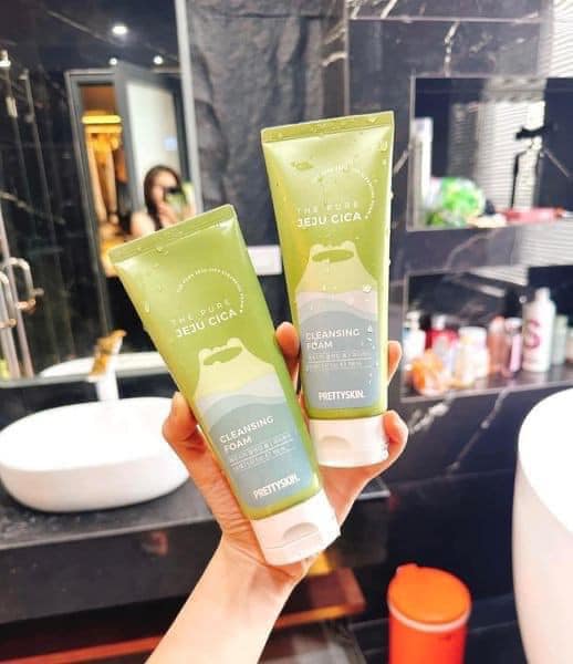 Sữa rửa mặt rau má Jeju Cica sản phẩm nổi tiếng ở Hàn Quốc được các tín đồ mê làm đẹp lựa chọn Sữa rửa mặt rau má Jeju Cica sản phẩm nổi tiếng ở Hàn Quốc được các tín đồ mê làm đẹp lựa chọn