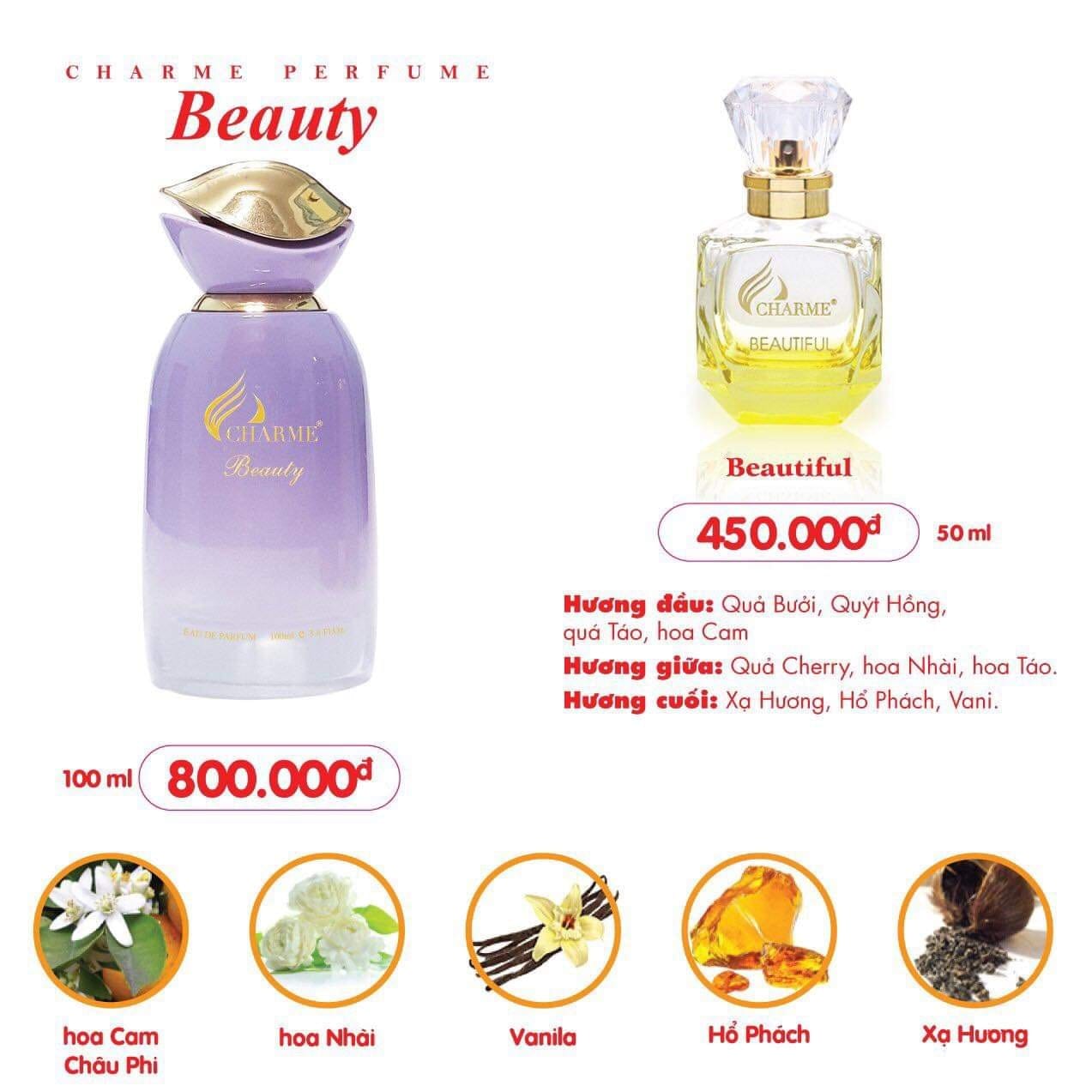 Nước Hoa Nữ Charme Beauty 100ml Nước Hoa Nữ Charme Beauty 100ml
