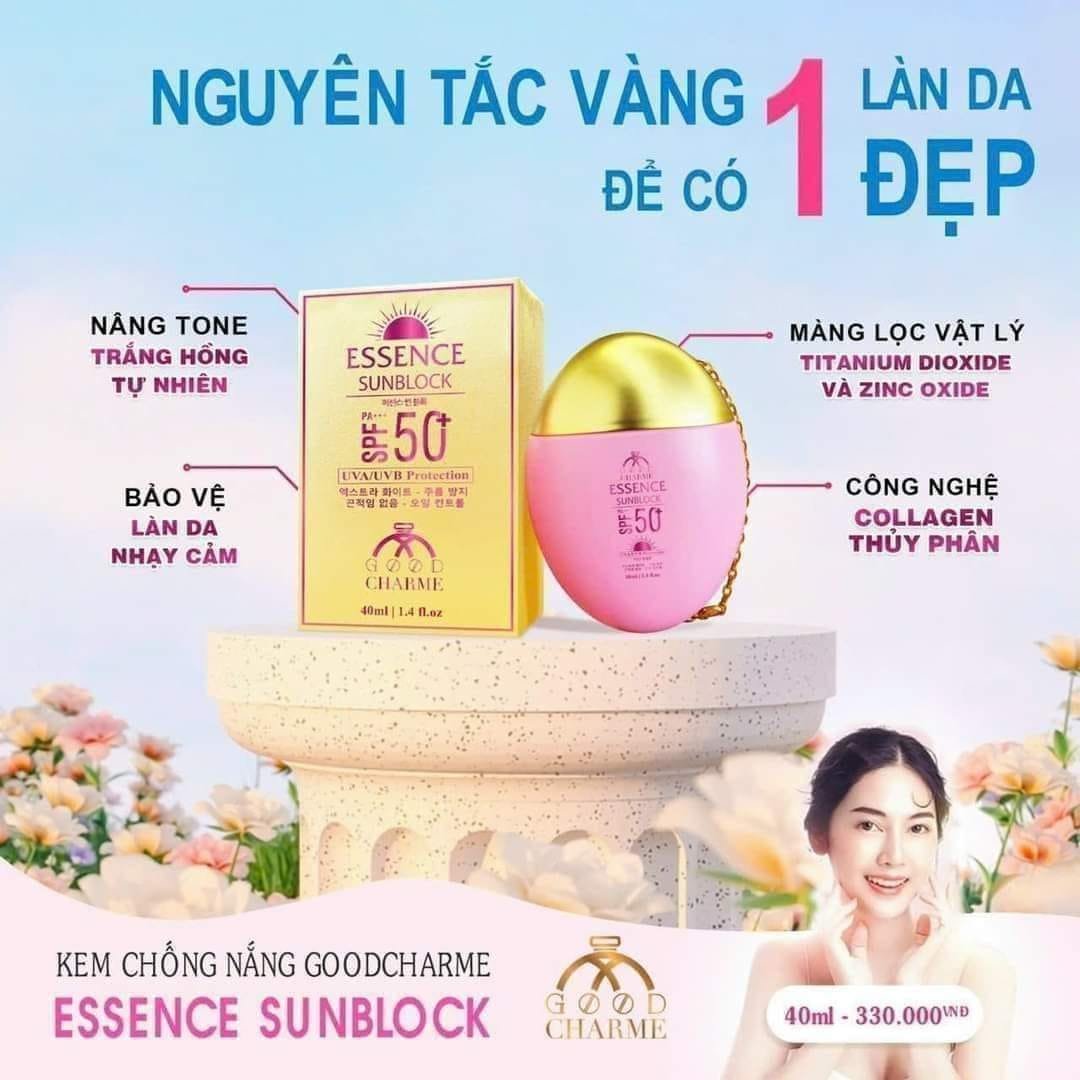 Kem Chống Nắng Good Charme Sunblock SPF50+/Pa+++ Kem Chống Nắng Good Charme Sunblock SPF50+/Pa+++
