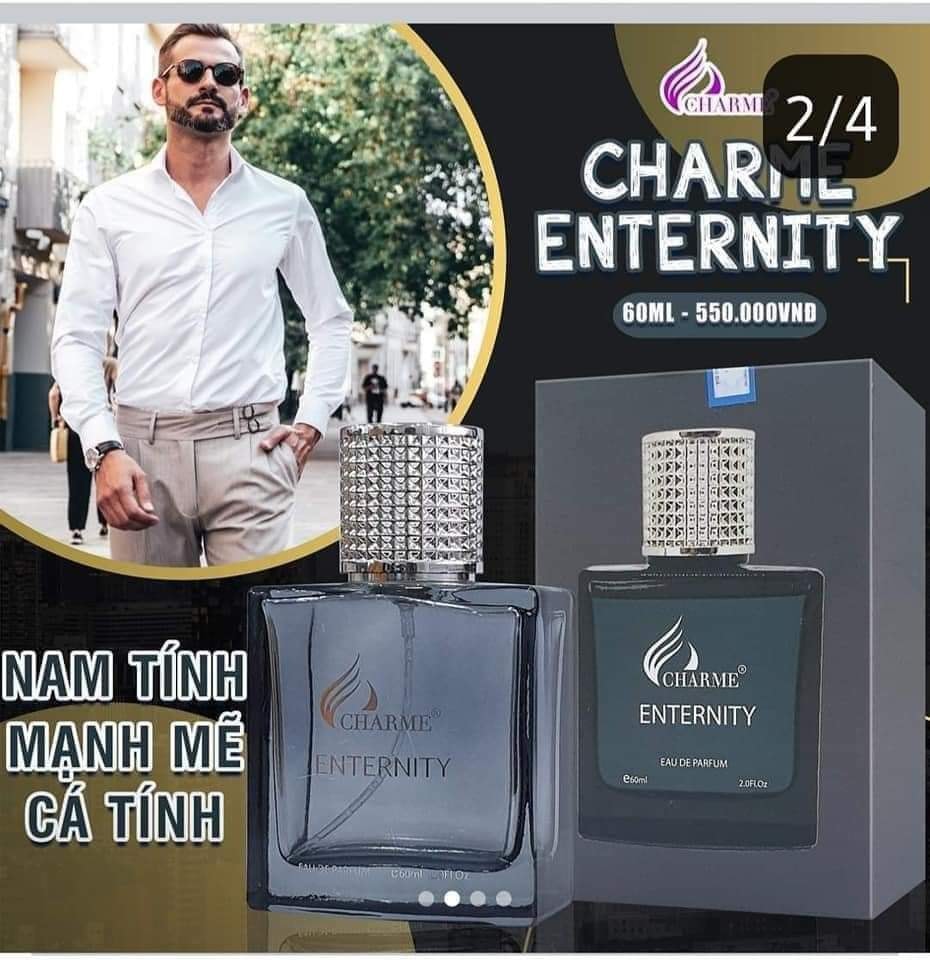 Nước Hoa Charme Enternity 60ml Cho Nam Chính Hãng yêu đi đừng ngại