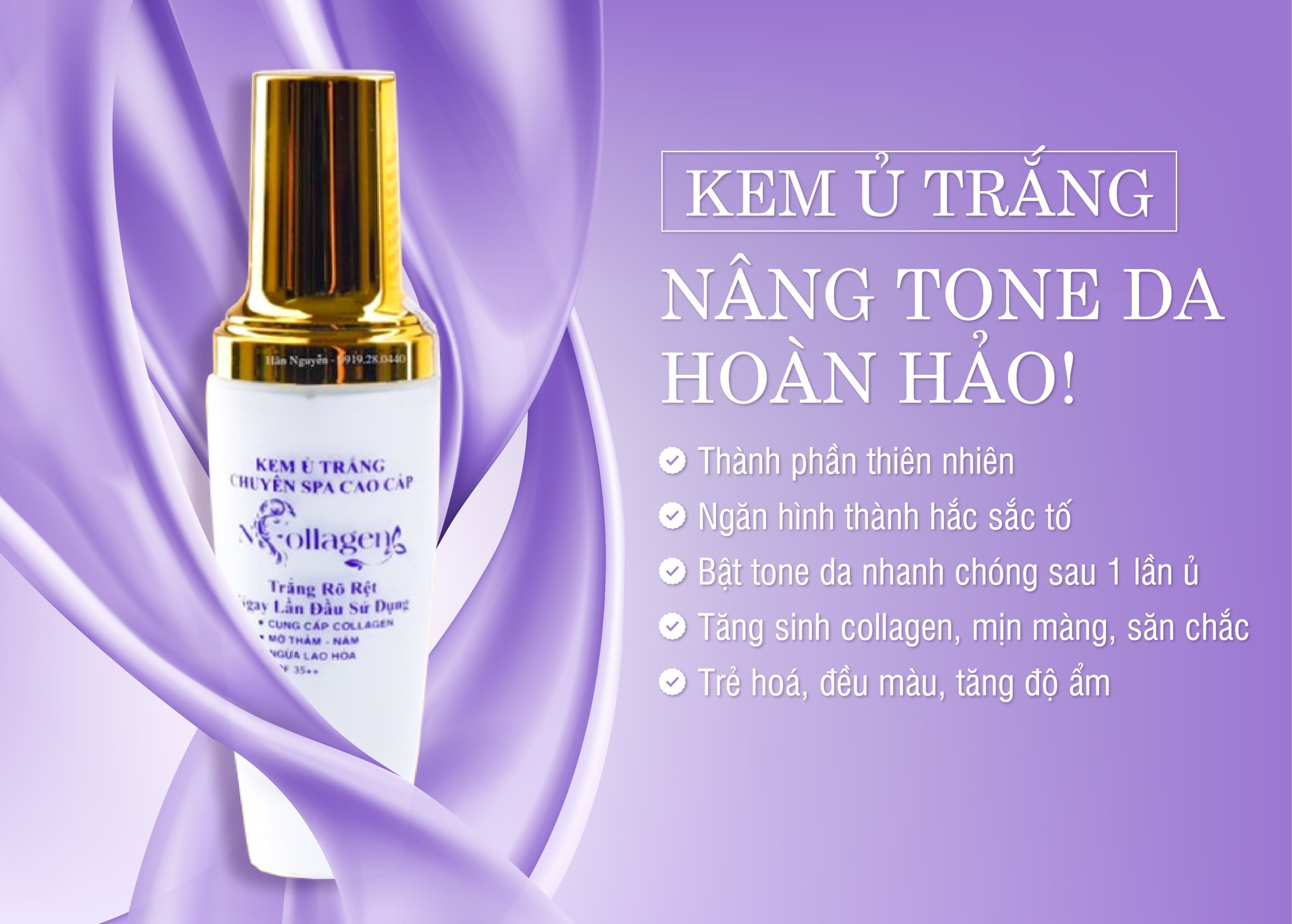 Kem Ủ Trắng Face N Collagen Chuyên Spa Cao Cấp Kem Ủ Trắng Face N Collagen Chuyên Spa Cao Cấp
