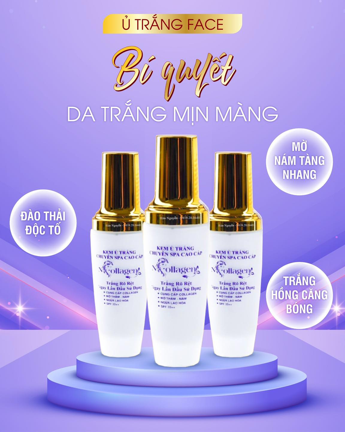 Kem Ủ Trắng Face N Collagen Chuyên Spa Cao Cấp Kem Ủ Trắng Face N Collagen Chuyên Spa Cao Cấp