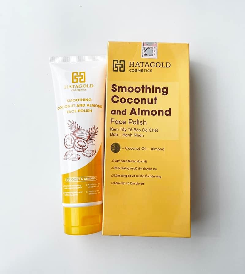 Kem Tẩy Da Chết Dừa Hạnh Nhân Hatagold Cosmetics Kem Tẩy Da Chết Dừa Hạnh Nhân Hatagold Cosmetics