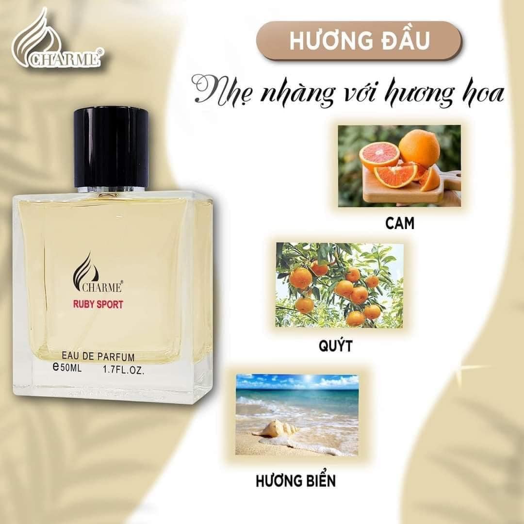 Nước Hoa Nam Charme Ruby Sport 50ml Nước Hoa Nam Charme Ruby Sport 50ml