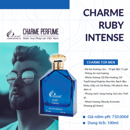 Nước Hoa Nam Charme Ruby Intense 100ml Nước Hoa Nam Charme Ruby Intense 100ml