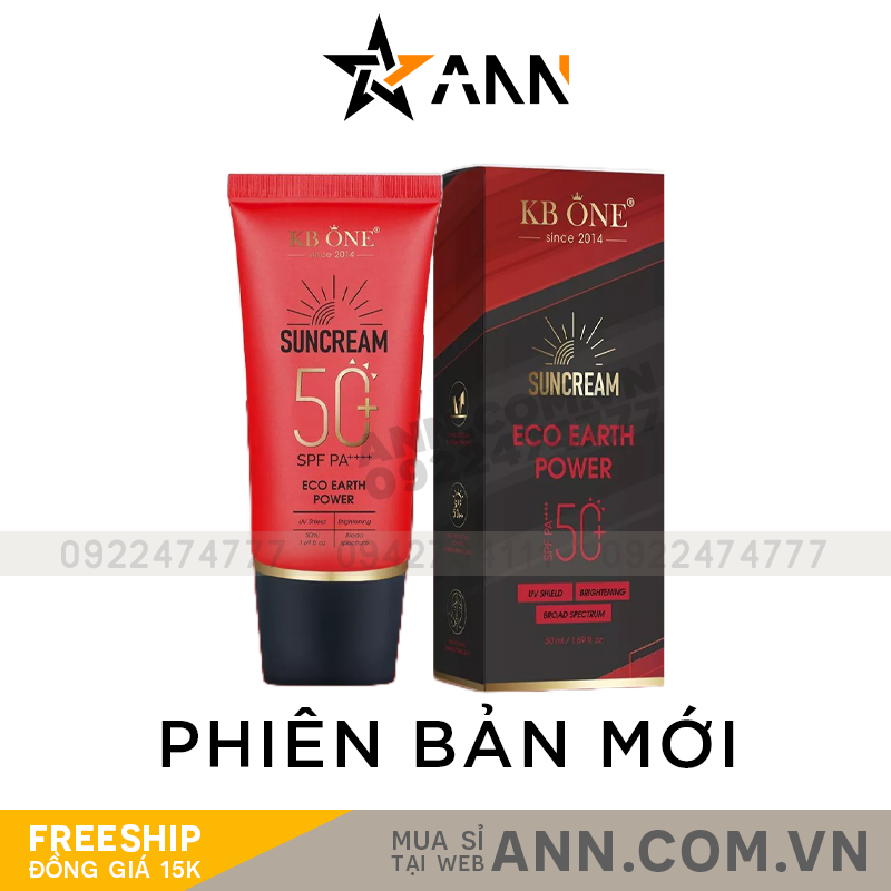 Kem Chống Nắng KB One SunCream Eco Earth Power Phiên Bản Mới Kem Chống Nắng KB One SunCream Eco Earth Power Phiên Bản Mới