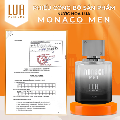 Nước Hoa Nam Monaco Men 100ml LUA Perfume Nước Hoa Nam Monaco Men 100ml LUA Perfume