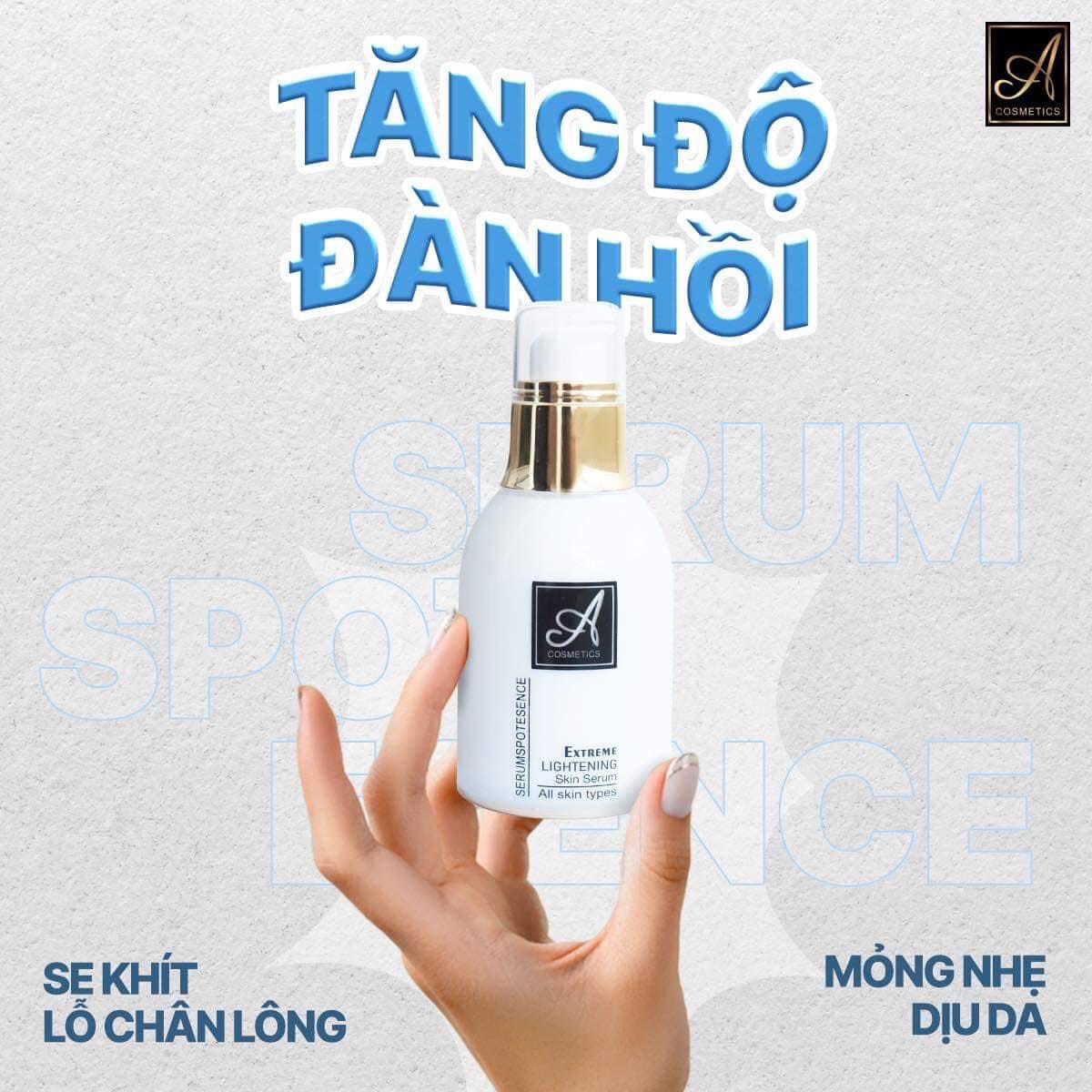 Muốn nhan sắc đi ngược thời gian thì đừng bỏ qua siêu phẩm Serum Spot Acosmetic Muốn nhan sắc đi ngược thời gian thì đừng bỏ qua siêu phẩm Serum Spot Acosmetic