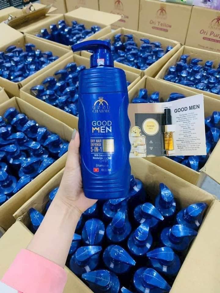 Sữa Tắm Gội Toàn Thân Cho Nam Good Men 600ml Blue Sữa Tắm Gội Toàn Thân Cho Nam Good Men 600ml Blue