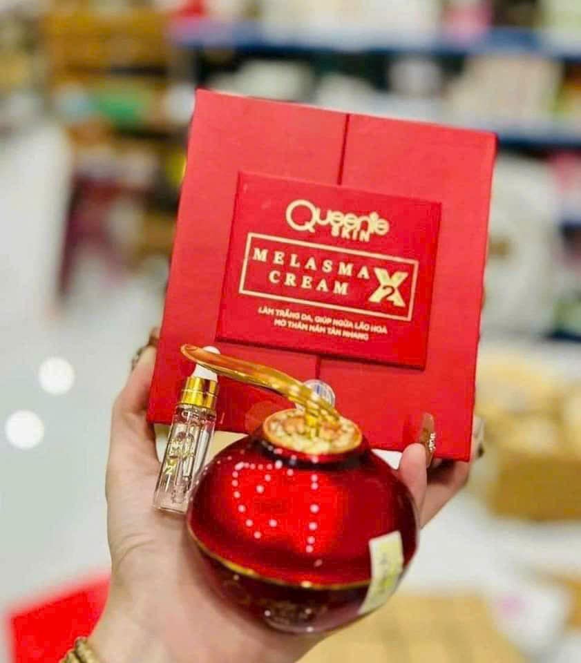 Kem Face Giảm Nám Queenie Skin Huyết Nám Bóc Tách X2 Melasma Cream Kem Face Giảm Nám Queenie Skin Huyết Nám Bóc Tách X2 Melasma Cream