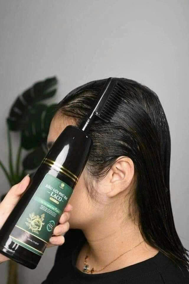 Dầu Gội Phủ Bạc Laco Làm tóc đen tự nhiên bóng đẹp và khỏe tóc Dầu Gội Phủ Bạc Laco Làm tóc đen tự nhiên bóng đẹp và khỏe tóc
