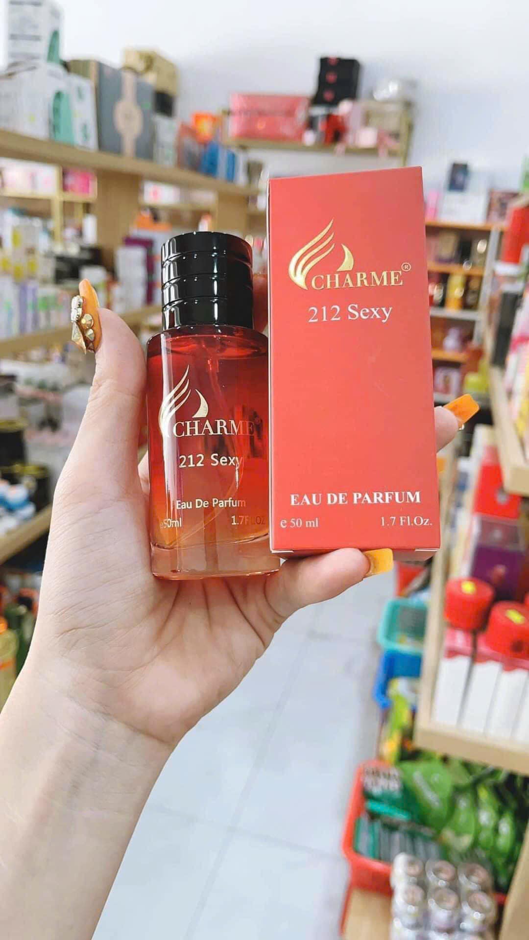 Nước Hoa Charme 212 Sexy 50ml Nam & Nữ đều dùng được mùi hương này nhé Nước Hoa Charme 212 Sexy 50ml Nam & Nữ đều dùng được mùi hương này nhé