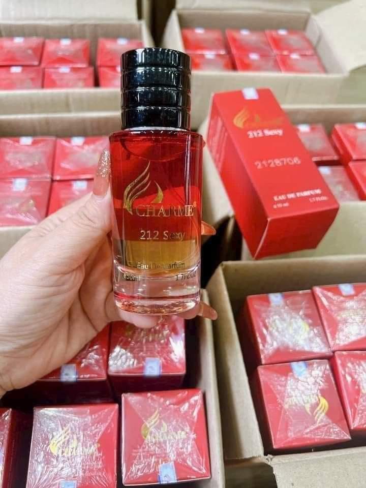 Nước Hoa Charme 212 Sexy 50ml Nam & Nữ đều dùng được mùi hương này nhé Nước Hoa Charme 212 Sexy 50ml Nam & Nữ đều dùng được mùi hương này nhé