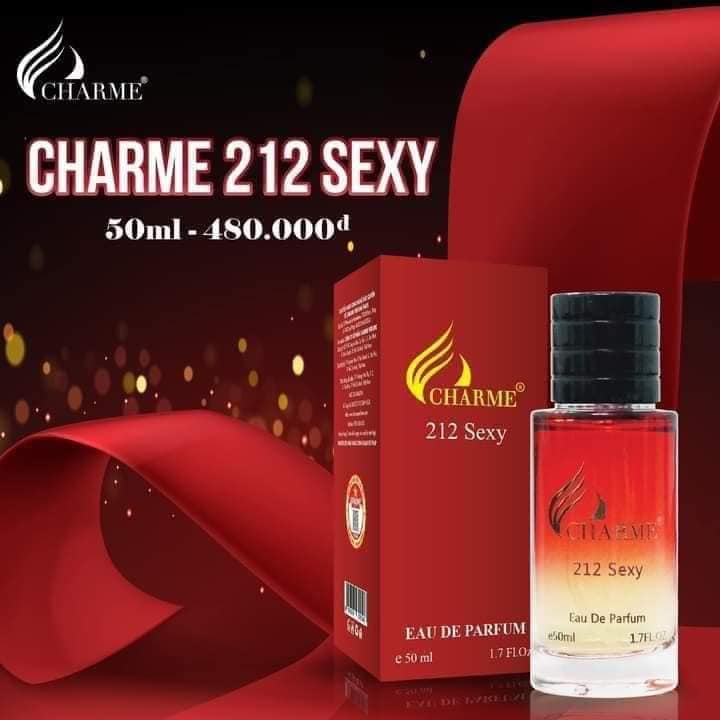 Nước Hoa Charme 212 Sexy 50ml Nam & Nữ đều dùng được mùi hương này nhé