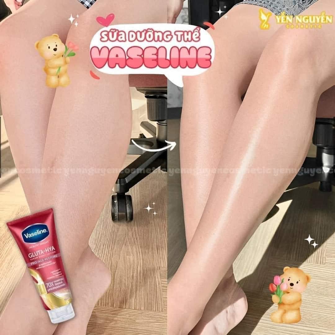 Sữa Dưỡng Thể Vaseline 70x Màu Đỏ Gluta Hya Serum Burst Lotion Pro Age Restore Thái Lan Sữa Dưỡng Thể Vaseline 70x Màu Đỏ Gluta Hya Serum Burst Lotion Pro Age Restore Thái Lan