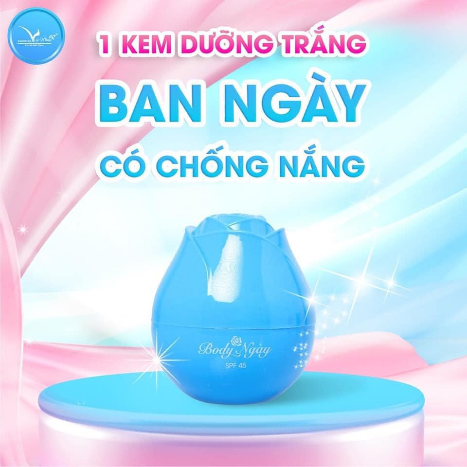 Dưỡng trắng da nhưng sợ bắt nắng thử ngay Kem Body Ngàn Hoa Vip White Dưỡng trắng da nhưng sợ bắt nắng thử ngay Kem Body Ngàn Hoa Vip White