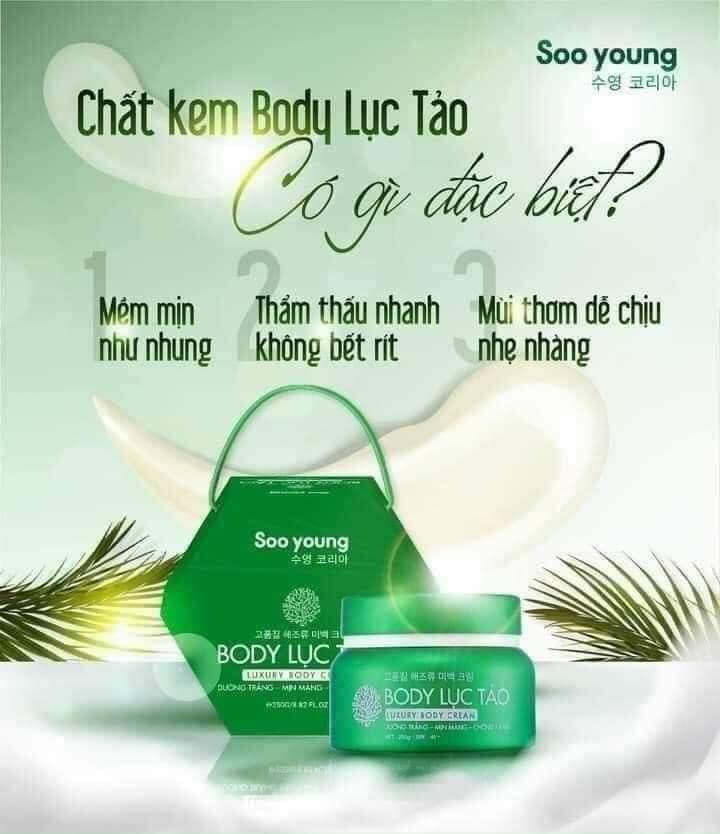 Kem Body Lục Tảo Soo Young Kem Body Lục Tảo Soo Young
