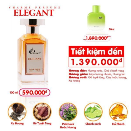 Nước Hoa Nam Charme Elegant 100ml Nước Hoa Nam Charme Elegant 100ml
