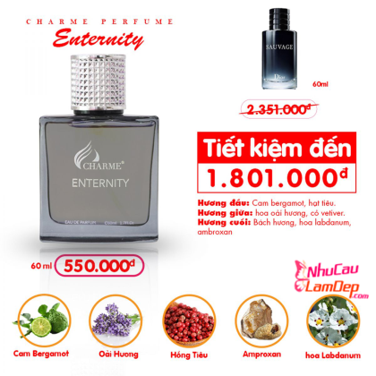 Nước Hoa Nam Charme Enternity 60ml Nước Hoa Nam Charme Enternity 60ml