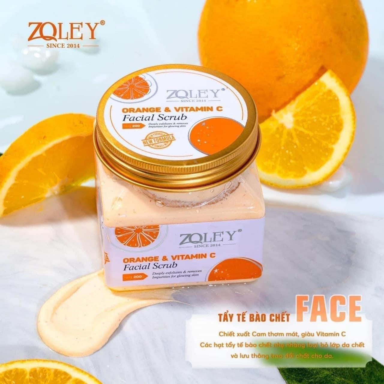 Tẩy Tế Bào Chết Cam Dành Cho Body Và Face Zoley Tẩy Tế Bào Chết Cam Dành Cho Body Và Face Zoley