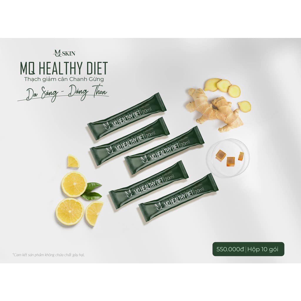Thạch Giảm Cân Chanh Gừng MQ Skin Healthy Diet Thạch Giảm Cân Chanh Gừng MQ Skin Healthy Diet