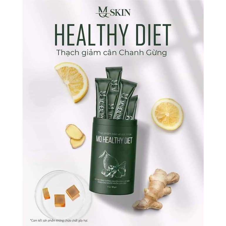Thạch Giảm Cân Chanh Gừng MQ Skin Healthy Diet Thạch Giảm Cân Chanh Gừng MQ Skin Healthy Diet