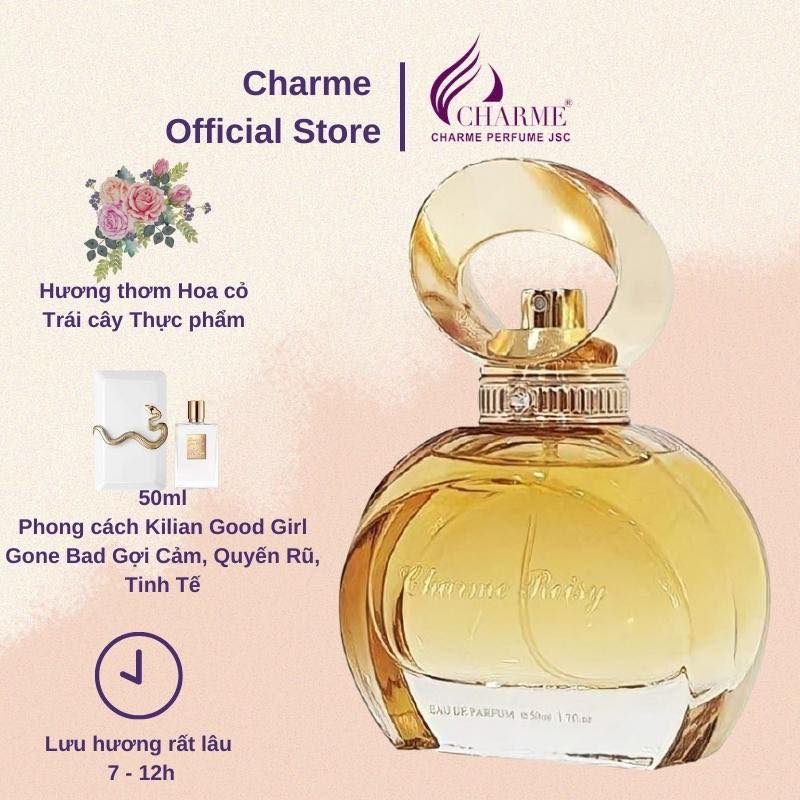 Nước Hoa Nữ Charme Roisy 50ml gợi cảm quyến rũ và tinh tế Nước Hoa Nữ Charme Roisy 50ml gợi cảm quyến rũ và tinh tế