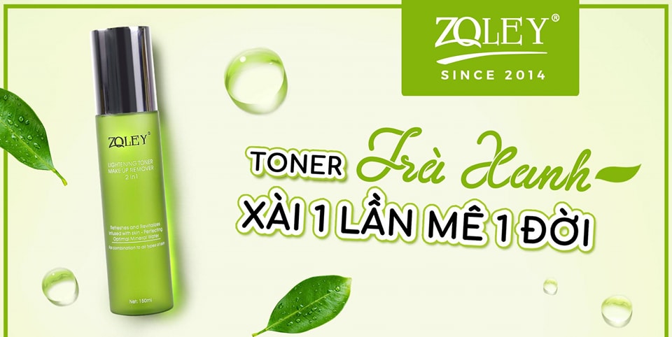 Nước Tẩy Trang Cấp Ẩm Trà Xanh 2IN1 Zoley Toner Xịn Xò Nhất Của Năm Nước Tẩy Trang Cấp Ẩm Trà Xanh 2IN1 Zoley Toner Xịn Xò Nhất Của Năm
