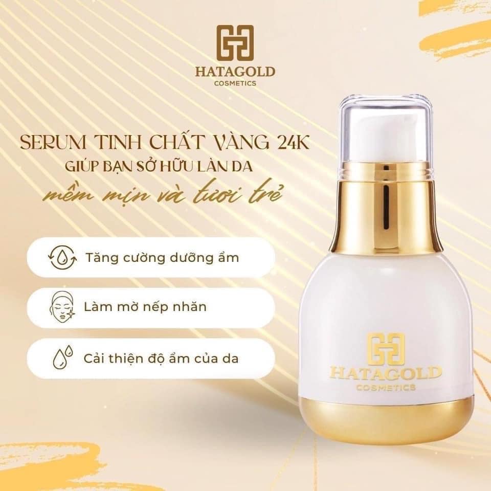 Serum Giảm Nám Tinh Chất Vàng Hatagold Cosmetics giúp bạn sở hữu làn da tươi trẻ và mềm mịn Serum Giảm Nám Tinh Chất Vàng Hatagold Cosmetics giúp bạn sở hữu làn da tươi trẻ và mềm mịn