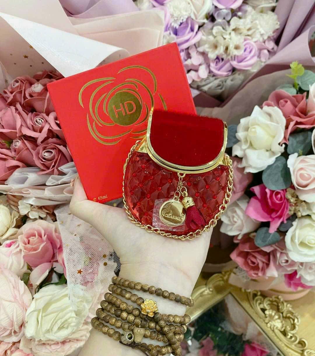Nước Hoa Charme Nữ Hình Túi Xách Chai Đỏ Charme Hd 65ml Phong cách Quyến rũ Gợi cảm Hiện đại Nước Hoa Charme Nữ Hình Túi Xách Chai Đỏ Charme Hd 65ml Phong cách Quyến rũ Gợi cảm Hiện đại