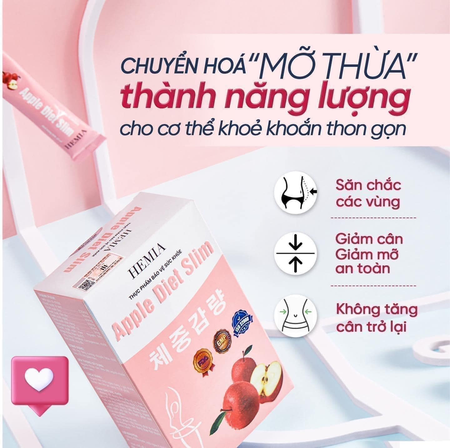 Thạch Táo Giảm Cân Hemia giảm cân hiệu quả từ thiên nhiên Thạch Táo Giảm Cân Hemia giảm cân hiệu quả từ thiên nhiên