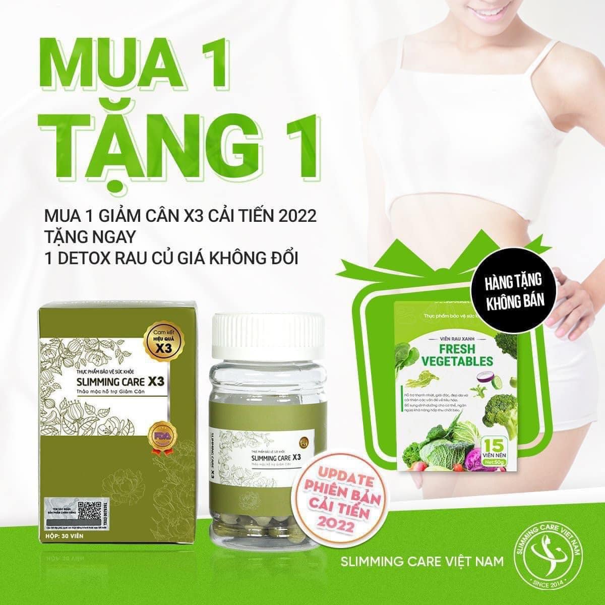 Viên Uống Giảm Cân Slimming Care bán mát tay nhất năm