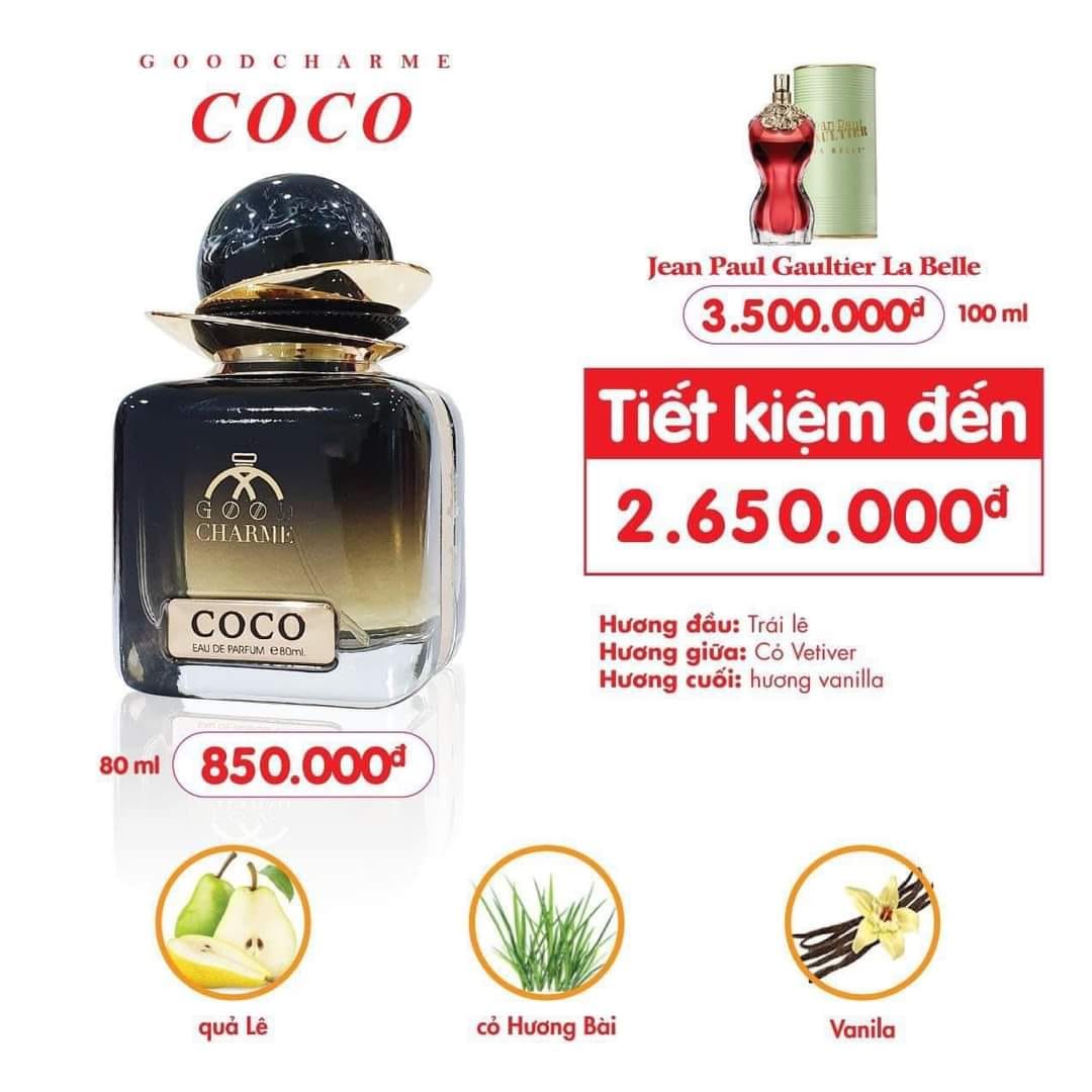 Nước Hoa Nữ Good Charme Coco Đen 80ml Nước Hoa Nữ Good Charme Coco Đen 80ml