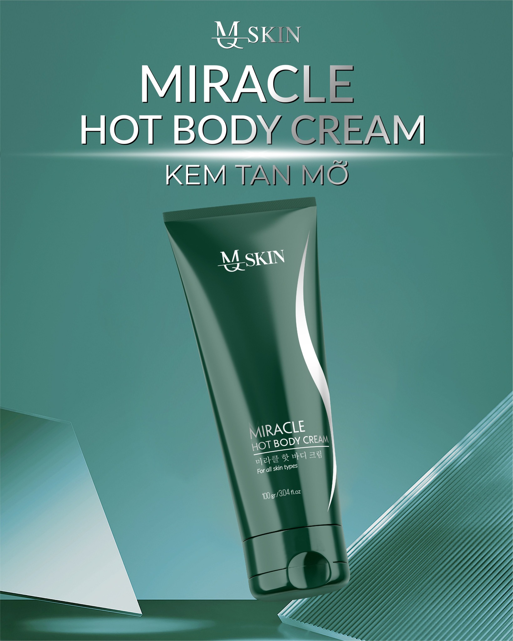 Kem Giảm Mỡ MQ Skin Miracle Hot Body Cream Kem Giảm Mỡ MQ Skin Miracle Hot Body Cream