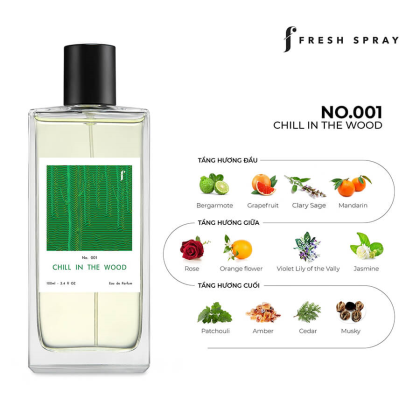 Nước Hoa F Fresh Spray No.002 Dance In The Rain 100ml Nước Hoa F Fresh Spray No.002 Dance In The Rain 100ml
