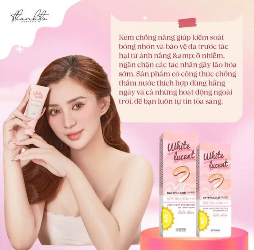 Kem Chống Nắng White Lucent Thanh Tô Cosmetics Kem Chống Nắng White Lucent Thanh Tô Cosmetics